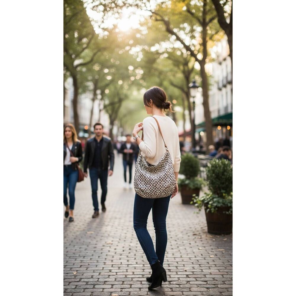 Coach Leah Op Art shoulder bag